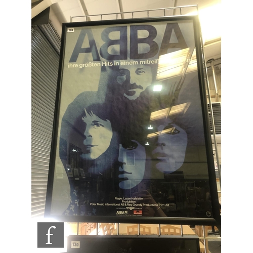 103 - An original 1978 German one sheet Abba 'The Movie' poster, printed G. Kratzsch, Berlin, 83cm x 58cm,... 