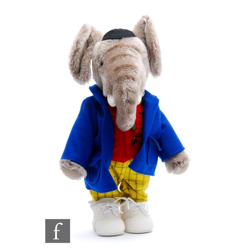 754 - A Steiff 653575 Rupert the Bear Classic Edward Trunk Classic, grey mohair elephant, limited edition ... 