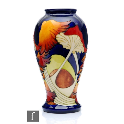 8 - A boxed Moorcroft Pottery vase decorated in the Parasol Dance pattern designed by Kerry Goodwin, imp... 