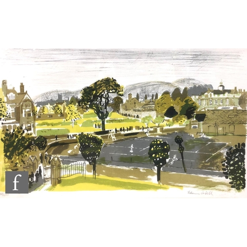 526 - EDWIN LA DELL, ARA (1914-1970) - 'Wrekin College, Wellington, Telford', lithograph, signed and numbe... 