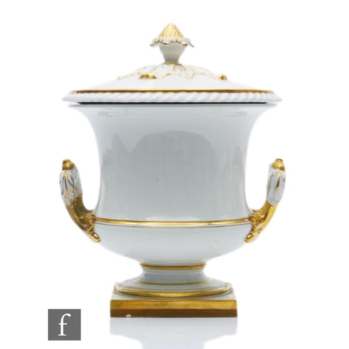 49 - A 19th Century Flight Barr and Barr ice pail, the urn form body with removable inner and domed cover... 