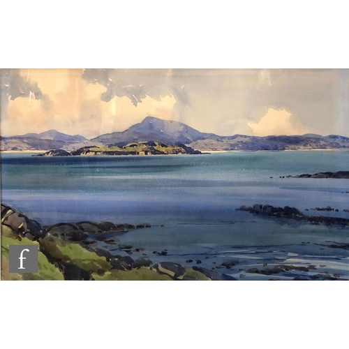 537 - SAM MCLARNON (IRISH, 1923-2013) - Irish mountainous landscape, watercolour, signed, framed, 28cm x 4... 