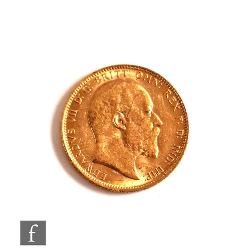 444 - An Edward VII sovereign, 1905.