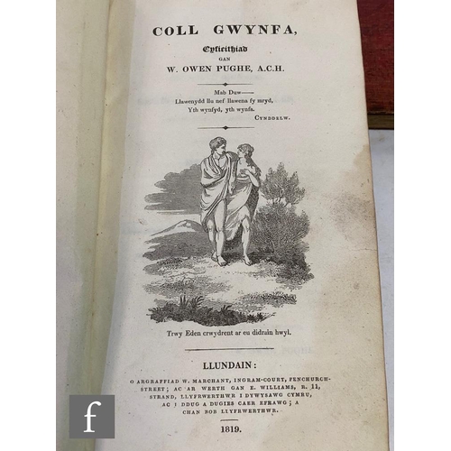 488 - Milton, John - 'Coll Gwynfa' (Paradise Lost), translation to Welsh by W. Owen Pughe, published Londo... 