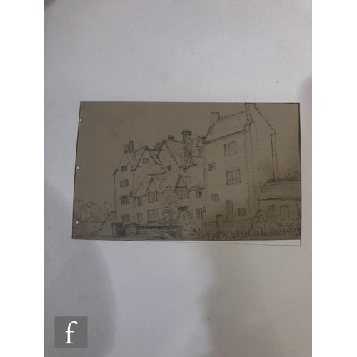 543 - SIR FRANK SHORT, RA, PPRE (1857–1945) - 'Lower Broad Street, Ludlow', pencil and monochrome wash dra... 