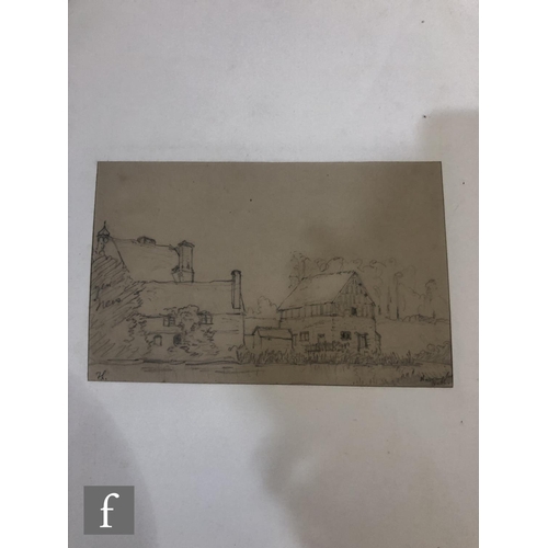 543 - SIR FRANK SHORT, RA, PPRE (1857–1945) - 'Lower Broad Street, Ludlow', pencil and monochrome wash dra... 