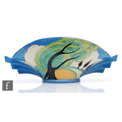 207 - Clarice Cliff - May Avenue - A shape 450 Daffodil bowl circa 1933, hand painted with a stylised tree... 