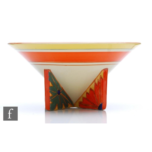 403 - Midwinter - The Bizarre Collection - A limited edition shape 383 conical bowl hand painted in the Um... 