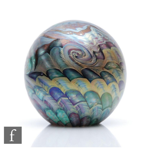 1319 - Timothy Harris and Jonathan Harris - Isle of Wight - A later 20th Century studio glass paperweight i... 