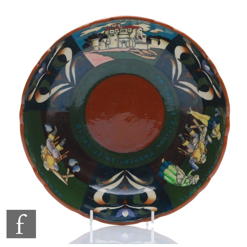 4 - In the manner of Frederick Rhead - Wileman and Co Foley - An early 20th Century Art Nouveau Intarsio... 