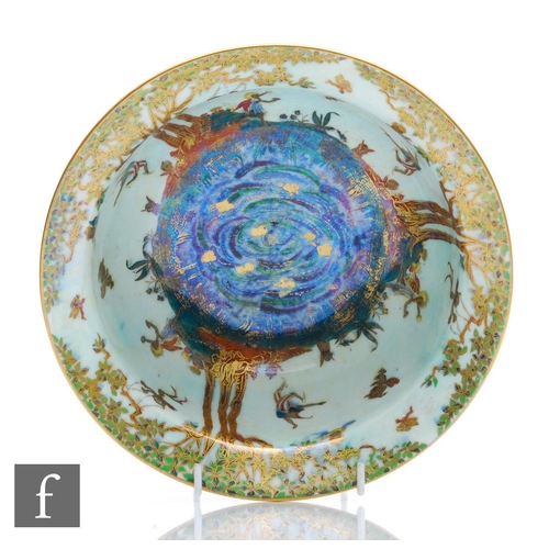 425 - Daisy Makeig-Jones - Wedgwood - A 1920s Art Deco Fairyland Lustre 'K'ang Hsi Bowl' decorated to the ... 