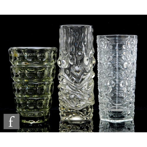 240 - A collection of 1960s and 1970s Czeckoslovakian Sklo Union pressed glass by various designers to inc... 