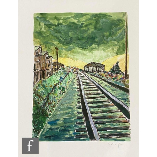 452 - BOB DYLAN (AMERICAN, BORN 1941) - 'Train Tracks Portfolio', the set of four giclee prints, each sign... 