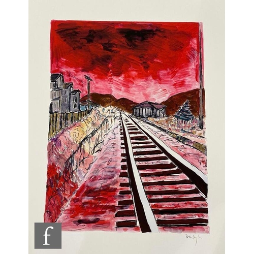 452 - BOB DYLAN (AMERICAN, BORN 1941) - 'Train Tracks Portfolio', the set of four giclee prints, each sign... 