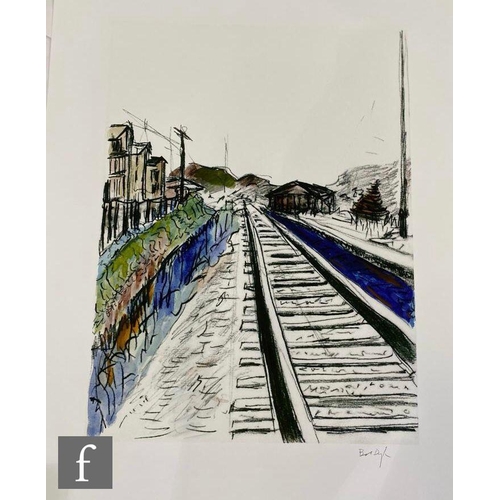 452 - BOB DYLAN (AMERICAN, BORN 1941) - 'Train Tracks Portfolio', the set of four giclee prints, each sign... 