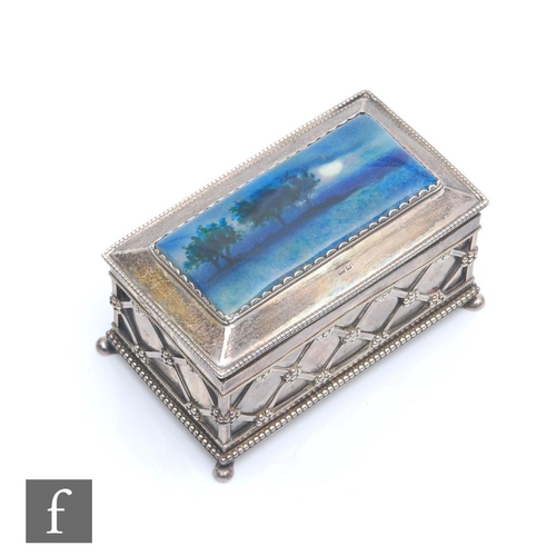 200 - An early 20th Century Arts and Crafts jewellery casket, by Charles Fleetwood Varley for Liberty &... 