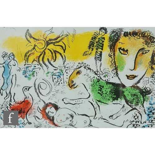 1148 - MARC CHAGALL (RUSSIAN/FRENCH, 1887-1985) - 'Blue Fish', lithograph, published by Mourlot, 1957, bear... 