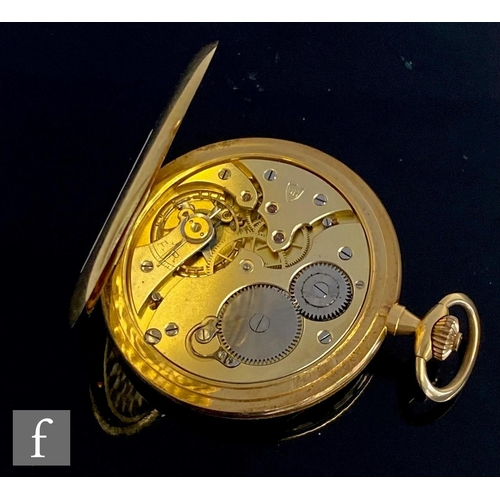 235 - Five assorted silver, white metal and gold open faced pocket watches to include a continental 14ct f... 