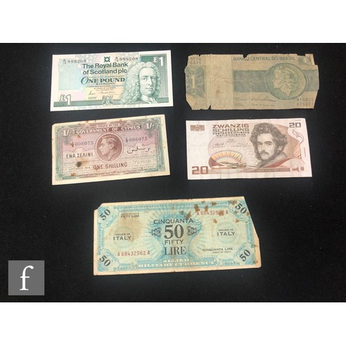 535 - A National Bank of Egypt fifty Piastre banknote, serial number A/31 550913, Cairo 5th January 1945, ... 