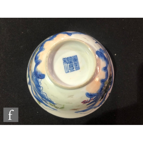 191 - A collection of Chinese porcelain blue and white items, to include an 18th Century export porcelain ... 