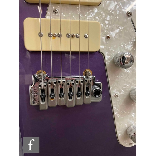 5076 - A Reverend Jetstream 390 guitar right handed, Italian Purple, Serial Number 51534, sold as new in or... 