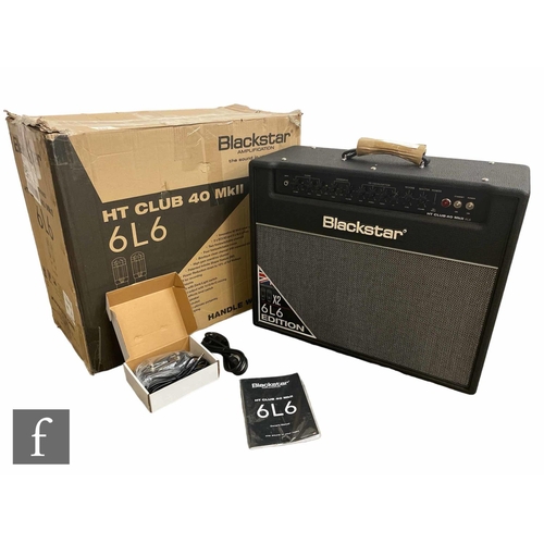 5112 - A Blackstar HT Club MkII 6L6 Edition Amplifier, black finish, serial number BA119026-H, sold as new ... 