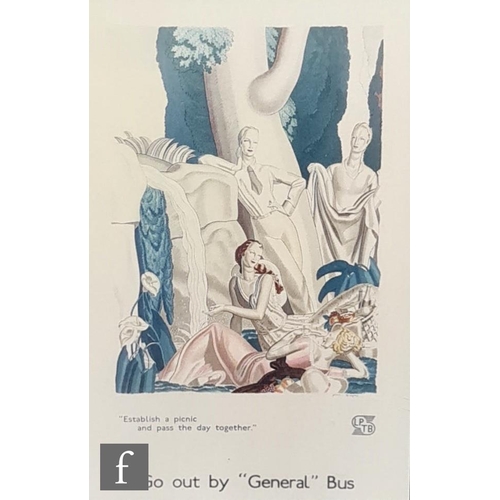 9078 - AFTER JEAN DUPOIS - 'Go out by General Bus', photographic reproduction, originally published 1933, f... 