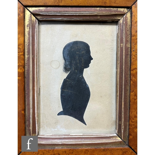 9100 - ENGLISH SCHOOL (MID 19TH CENTURY) - Portrait of Margaret Maria Richardson, 1844, an embellished cut ... 