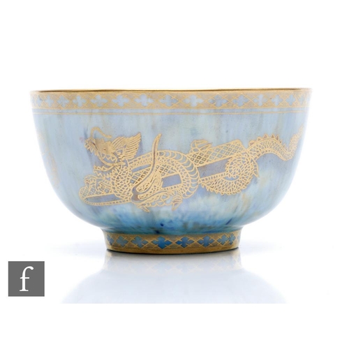 563 - Daisy Makeig Jones - Wedgwood - A 1920s Ordinary Lustre high sided bowl decorated to the interior wi... 