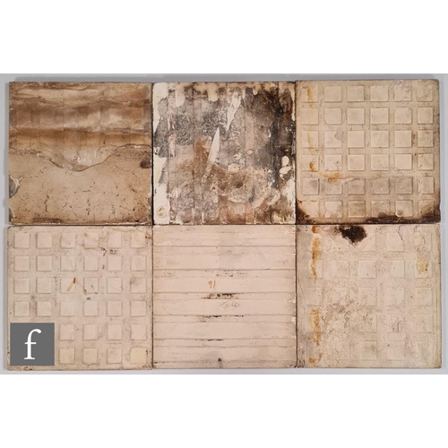 72 - Various - Six late 19th Century 6 inch dust pressed tiles comprising two Jackson Bros examples with ... 