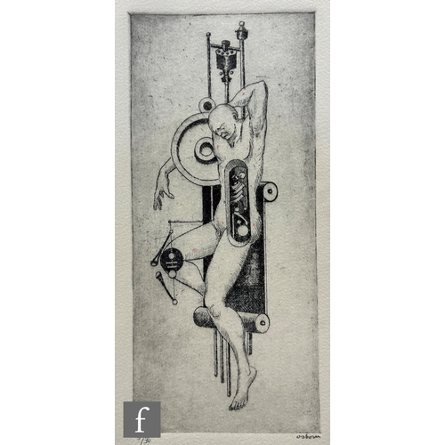 604 - Bayard Osborn (1922-2012) - Anatomical Studies, etching, signed and titled in pencil, numbered 4/30,... 