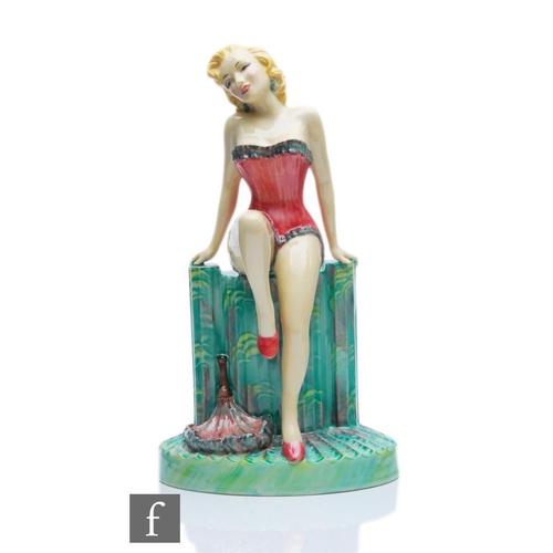 109 - A Kevin Francis model of Marilyn Monroe, colourway two (rose pink basque) numbered 525 of 2000, with... 