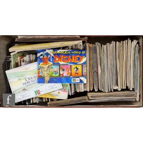 479 - A large collection of albums of cigarette and Brooke Bond tea cards contained in a brown suitcase. (... 