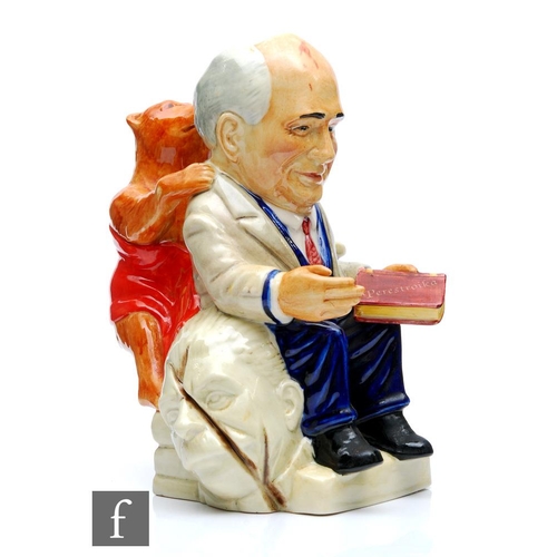 95 - A Kevin Francis model of President Gorbachev modelled by Andrew Moss, numbered 523 of 1000, printed ... 