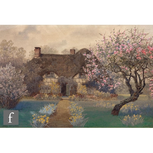 890 - JAMES MATTHEWS (LATE 19TH/EARLY 20TH CENTURY) - 'At Madehurst, Sussex', watercolour, signed and insc... 