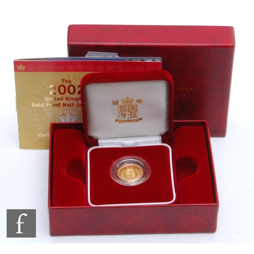 194 - An Elizabeth II half sovereign dated 2002, certificate and boxed.