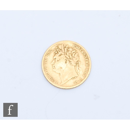 245 - A George IV half sovereign 1824.