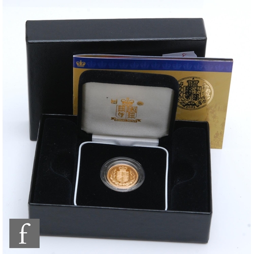 195 - An Elizabeth II full sovereign dated 2002, certificate and boxed.