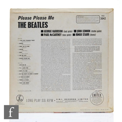 1013 - The Beatles - A Please Please Me LP, PCS 3042, original 1963 stereo pressing with black/gold Parloph... 
