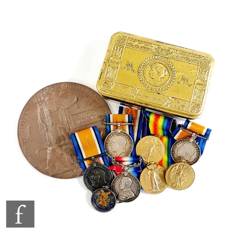 980 - A World War One Military Medal for awarded to 435096 Pte H George RAMC, three First World War pairs ... 