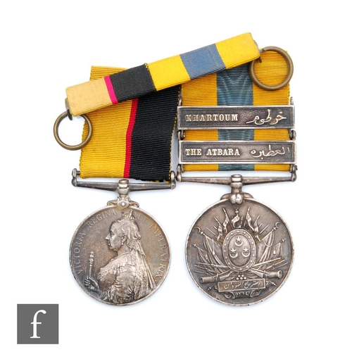 985 - A Khedive's Sudan medal awarded to 4280 Lce Corporal D Cooper 1st Royal Warwickshire Regt with origi... 