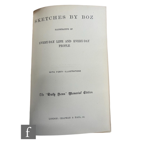 9124 - Dickens, Charles - 'Martin Chuzzlewit', published by Chapman and Hall, London, 1871-1879, Household ... 