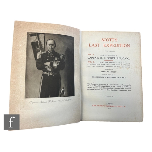 9126 - Scott, Captain R.F. and Huxley, Leonard - 'Scott's Last Expedition', published by John Murray, Londo... 