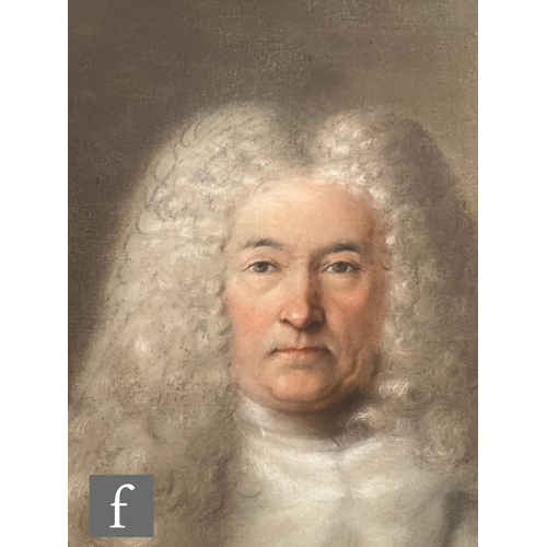 ENGLISH SCHOOL CIRCA 1800 Portrait of a judge wearing wig and