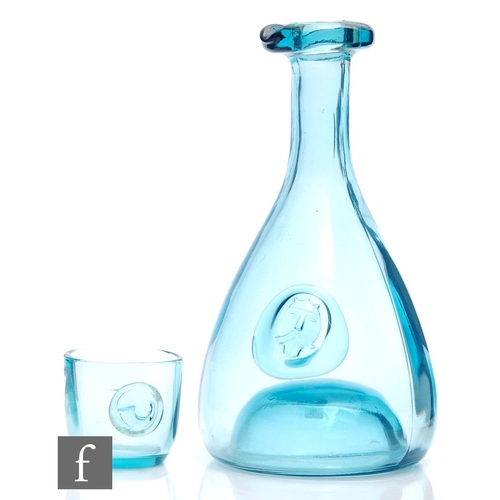 8009 - A mid 20th Century Holmegaard glass carafe designed by Ole Winter, circa 1962, of tapering form with... 
