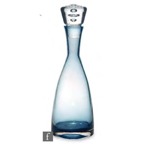 8059 - A 20th Century glass decanter, circa 1967, designed by Ronald Stennett-Willson for Wedgwood, of tape... 