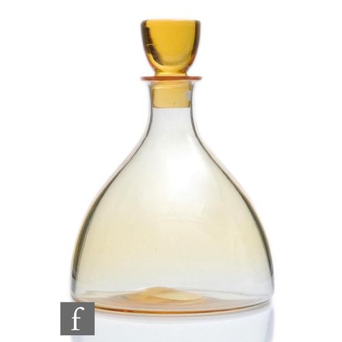 8110 - An early 20th Century Whitefriars M60 glass sherry decanter designed by Barnaby Powell, circa 1935, ... 