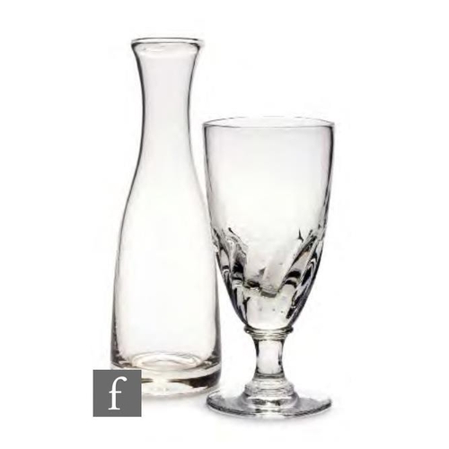8134 - A late 19th to early 20th Century French topette absinthe decanter, circa 1880-1910, of bottle form,... 