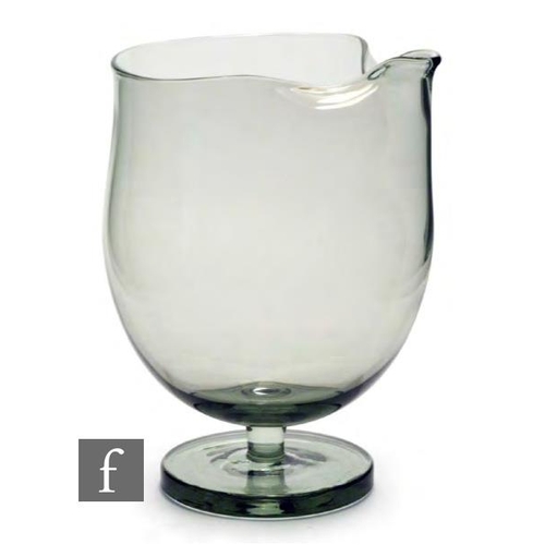 8156 - A 1950s Danish Holmegaard Tivoli pattern glass cocktail mixer, designed by Per Lutken in 1953, of fo... 