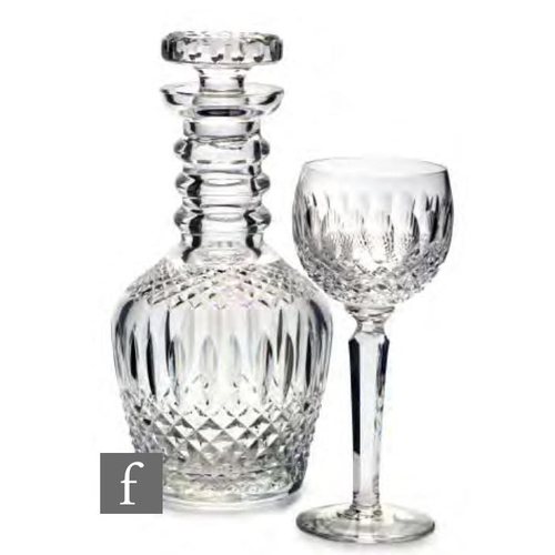 8163 - A Waterford glass decanter in the Coleen pattern, designed by Jim Burke in 1974, in the Regency styl... 